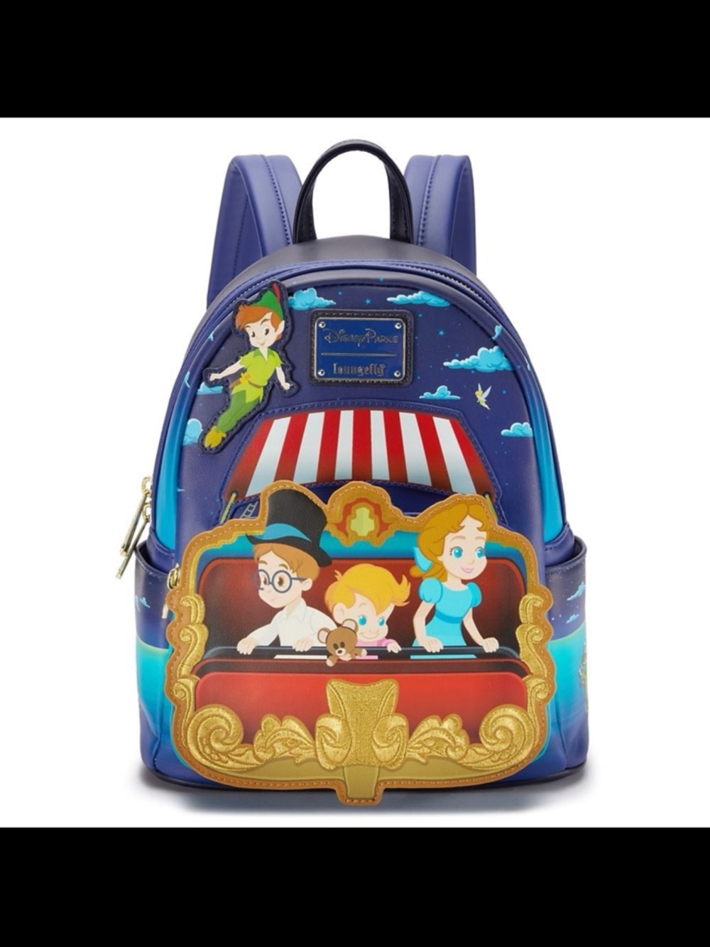Loungefly Hard tag- NWT Peter Pan's Flight Mini backpack